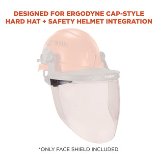 Skullerz 8997 Anti-Scratch/Anti-Fog Face Shield Replacement, Cap-Style/Safety Helmet, Clear Lens, Ships in 1-3 Bus Days
