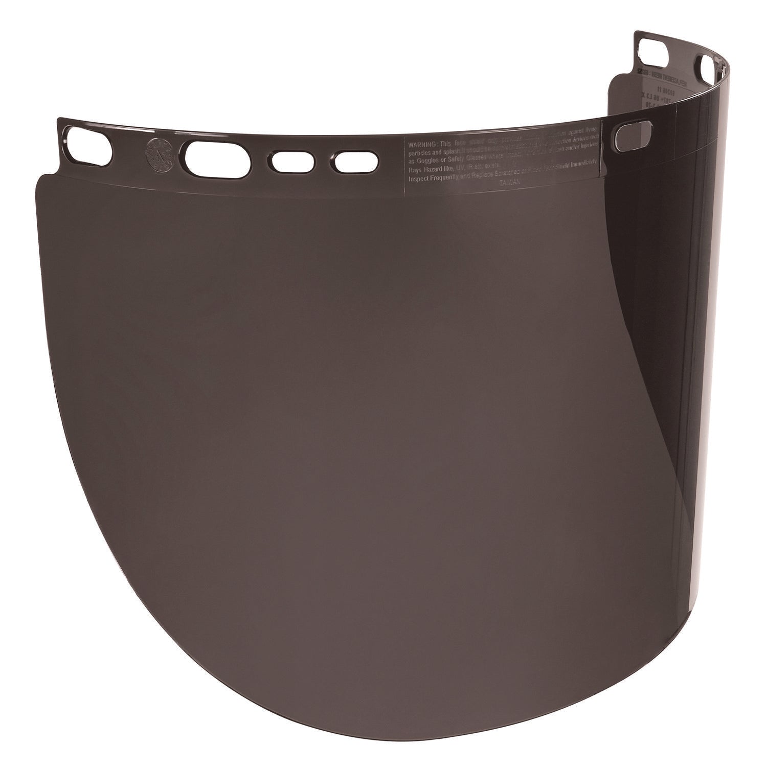 Skullerz 8998 Anti-Scratch/Anti-Fog Face Shield Replacement for Full Brim Hard Hat, Smoke Lens, Ships in 1-3 Business Days