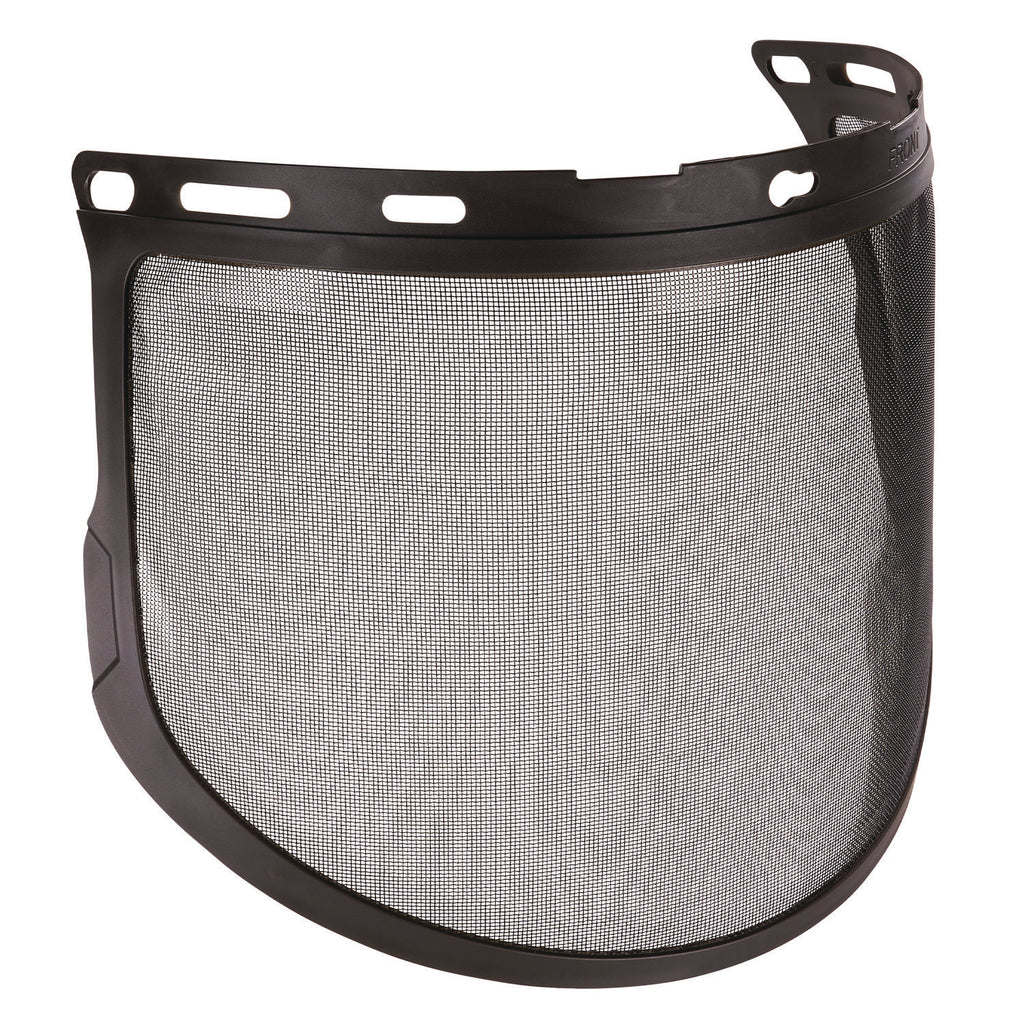 Skullerz 8999 Mesh Face Shield Replacement for Hard Hat and Safety Helmet, Black, Ships in 1-3 Business Days
