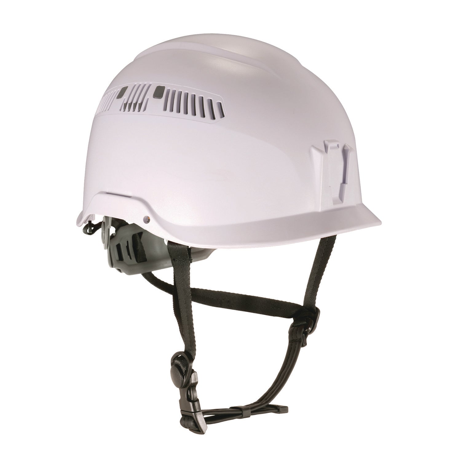 Skullerz 8977 Class C Safety Helmet with Adjustable Venting, 6-Point Rachet Suspension, White, Ships in 1-3 Business Days