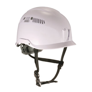 Skullerz 8977 Class C Safety Helmet with Adjustable Venting, 6-Point Rachet Suspension, White, Ships in 1-3 Business Days
