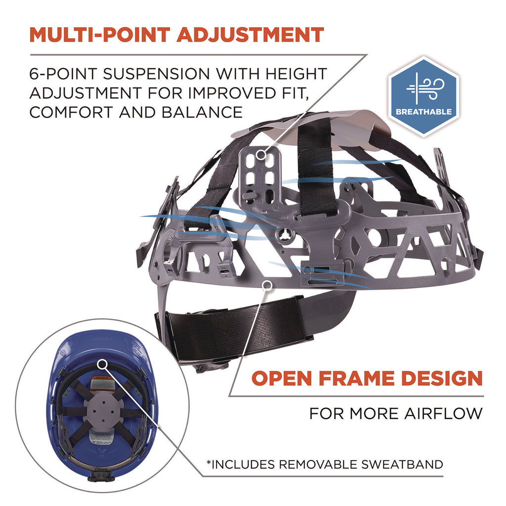 skullerz-8967-class-e-lightweight-cap-style-hard-hat-6-point-rachet-suspension-blue-ships-in-1-3-business-days_ego60273 - 3