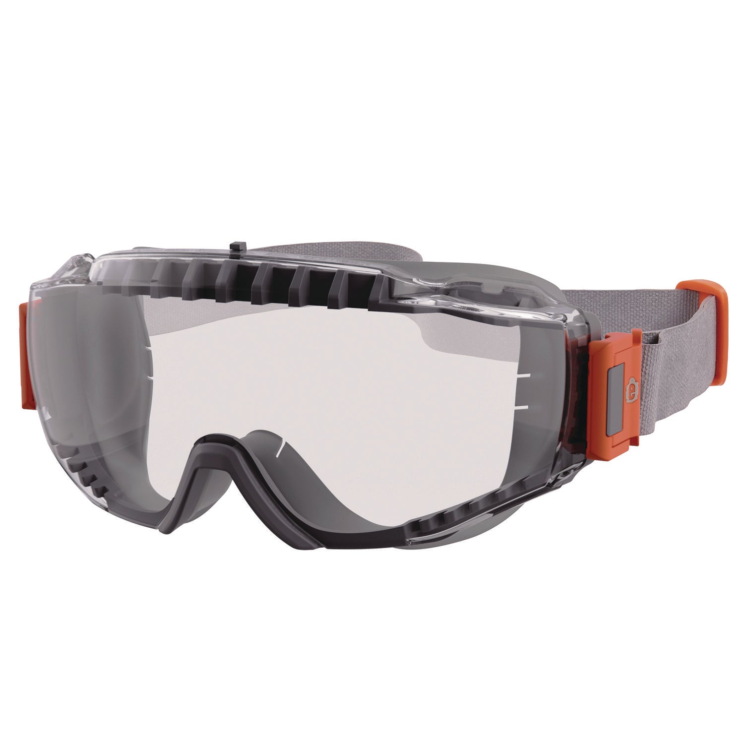 Skullerz MODI OTG Anti-Scratch and Enhanced Anti-Fog Safety Goggles with Neoprene Strap, Clear Lens, Ships in 1-3 Bus Days