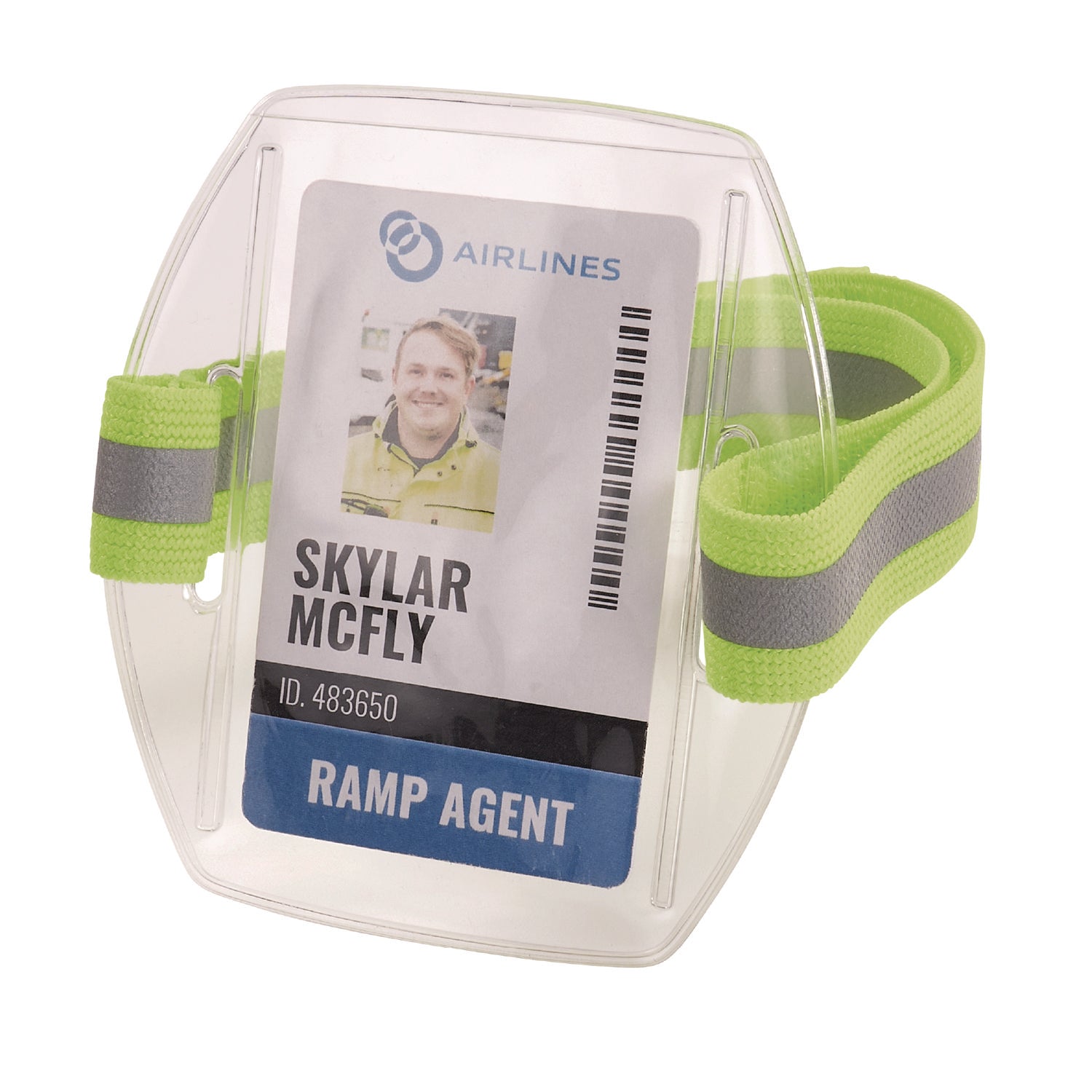 squids-3388-wrist-id-badge-holder-vertical-hi-vis-lime-35-x-55-holder-275-x-375-insert-ships-in-1-3-business-days_ego19973 - 3