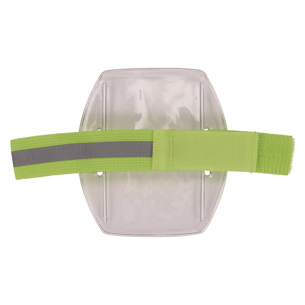 Squids 3388 Wrist ID/Badge Holder, Vertical, Hi-Vis Lime 3.5 x 5.5 Holder, 2.75 x 3.75 Insert, Ships in 1-3 Business Days