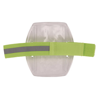 Squids 3388 Wrist ID/Badge Holder, Vertical, Hi-Vis Lime 3.5 x 5.5 Holder, 2.75 x 3.75 Insert, Ships in 1-3 Business Days