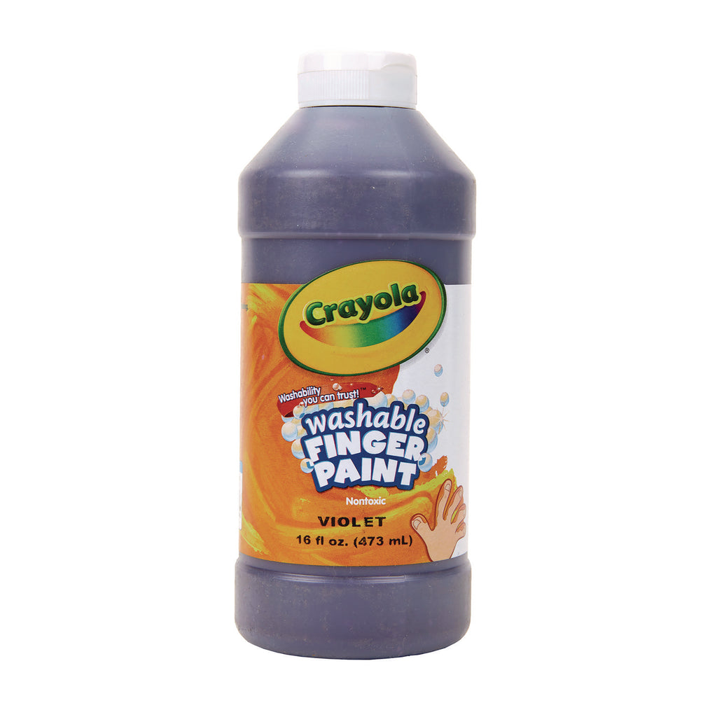 Washable Fingerpaint, Violet, 16 oz Bottle