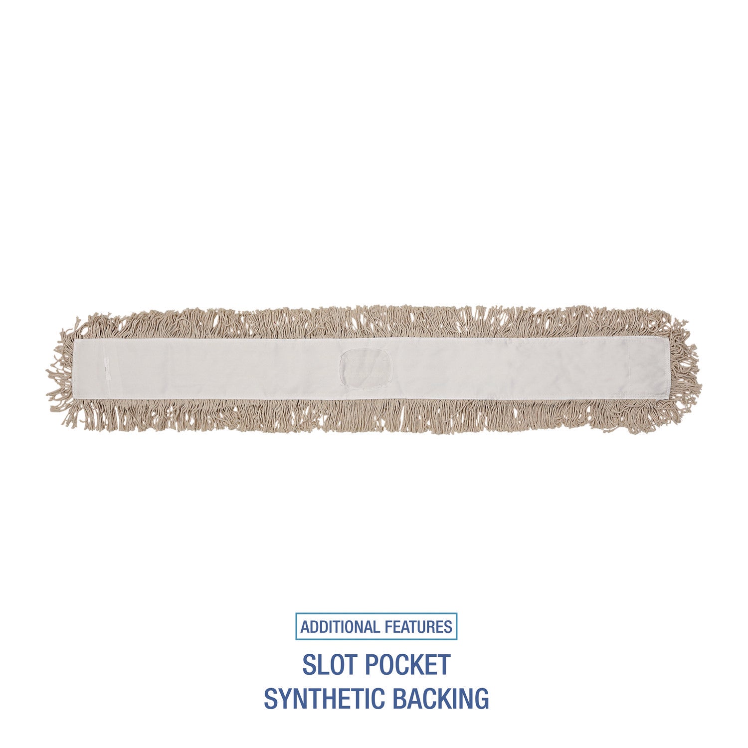 Mop Head, Dust, Cotton, 48 x 3, White