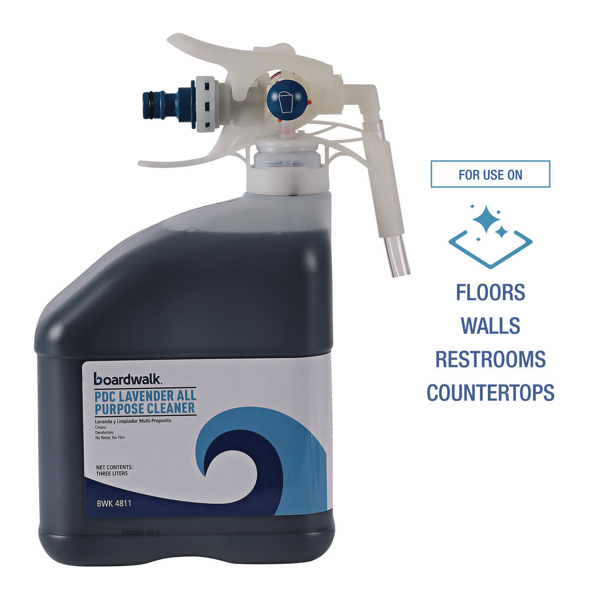 PDC All Purpose Cleaner, Lavender Scent, 3 Liter Bottle, 2/Carton