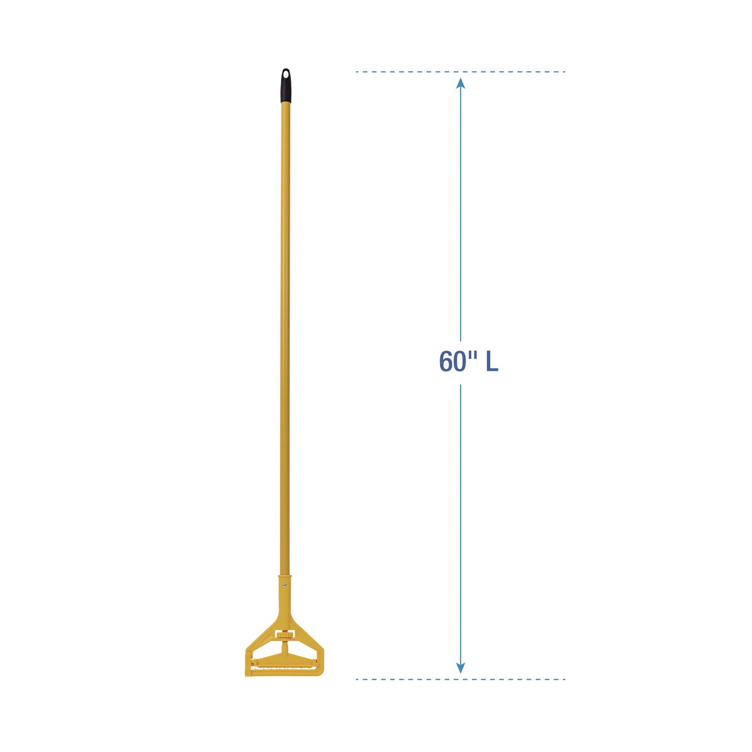 cotton-cut-end-mop-kit-#24-natural-cotton-head-60-yellow-metal-plastic-handle_bwk5324c - 2