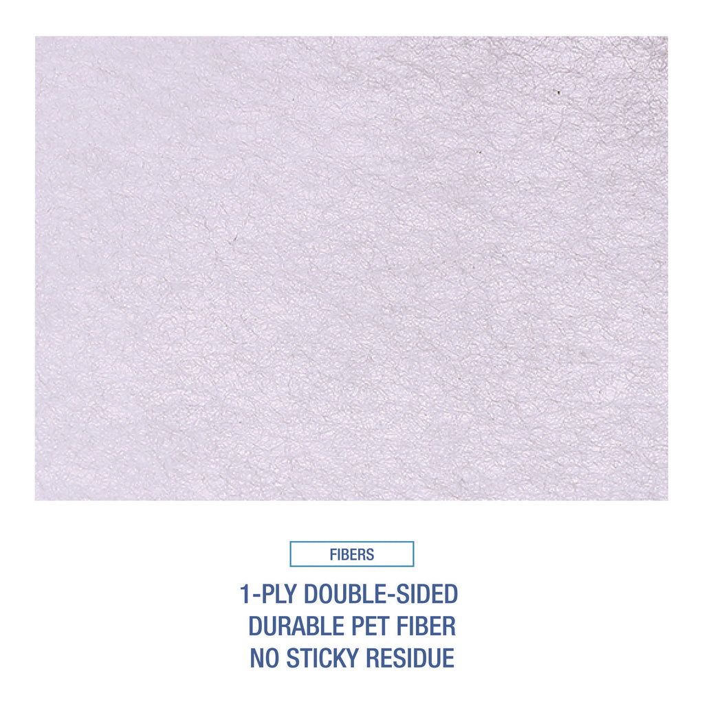 TrapEze Disposable Dusting Sheets, 8" x 125 ft, White, 250 Sheets/Roll,