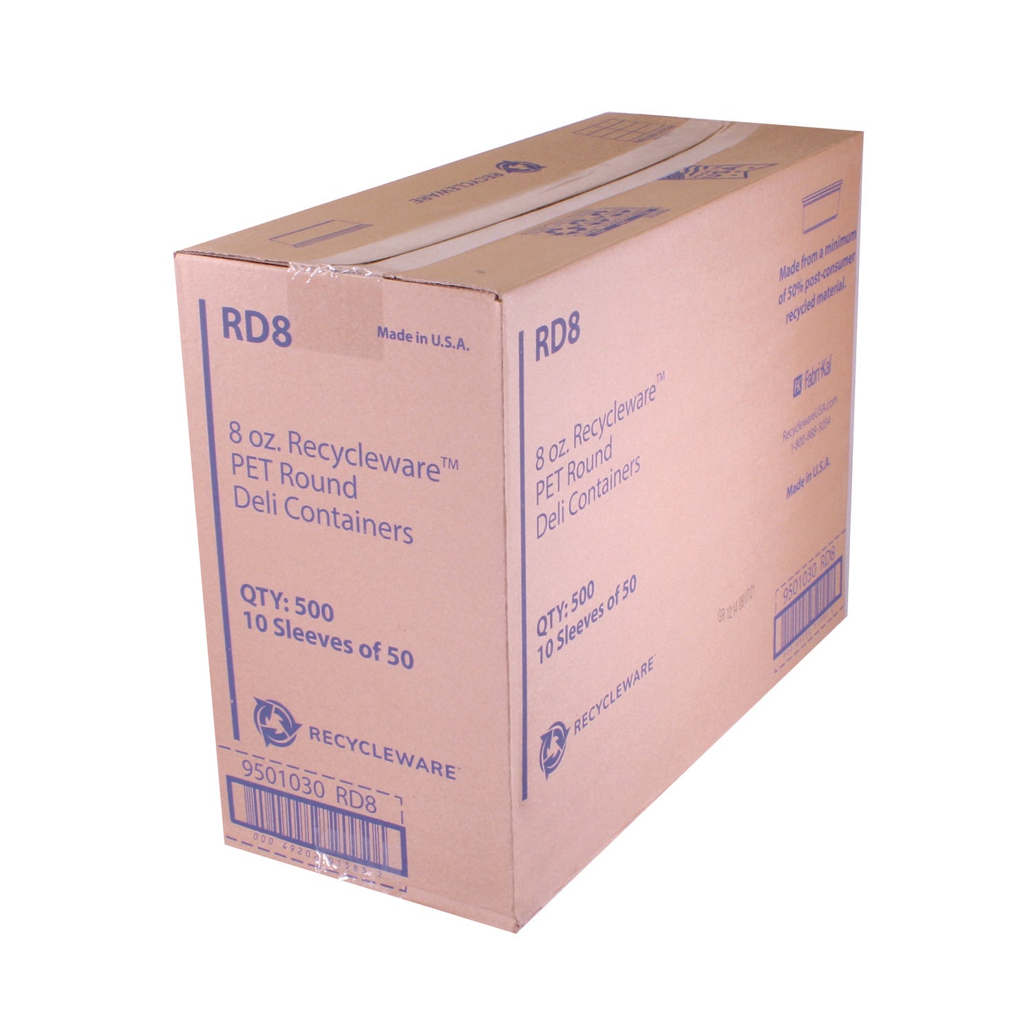 Alur Deli Plas Cntnr 8Oz Cle 10/50