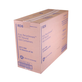 Alur Deli Plas Cntnr 8Oz Cle 10/50