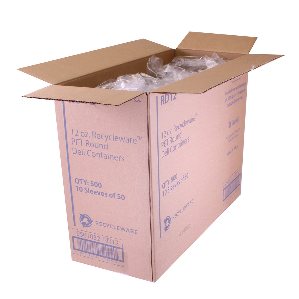 Alur Deli Plas Cntnr 12Oz Cle 10/50