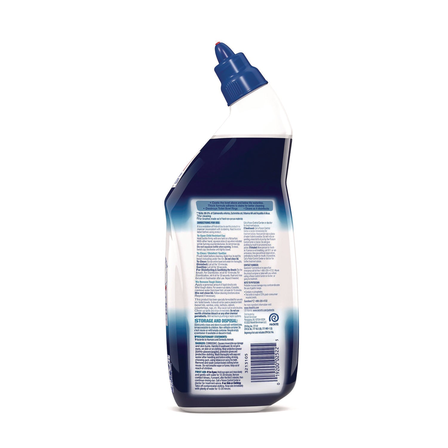 Disinfectant Toilet Bowl Cleaner, Atlantic Fresh, 24 oz Bottle
