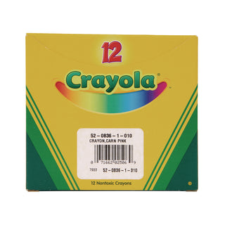 Bulk Crayons, Carnation Pink, 12/Box