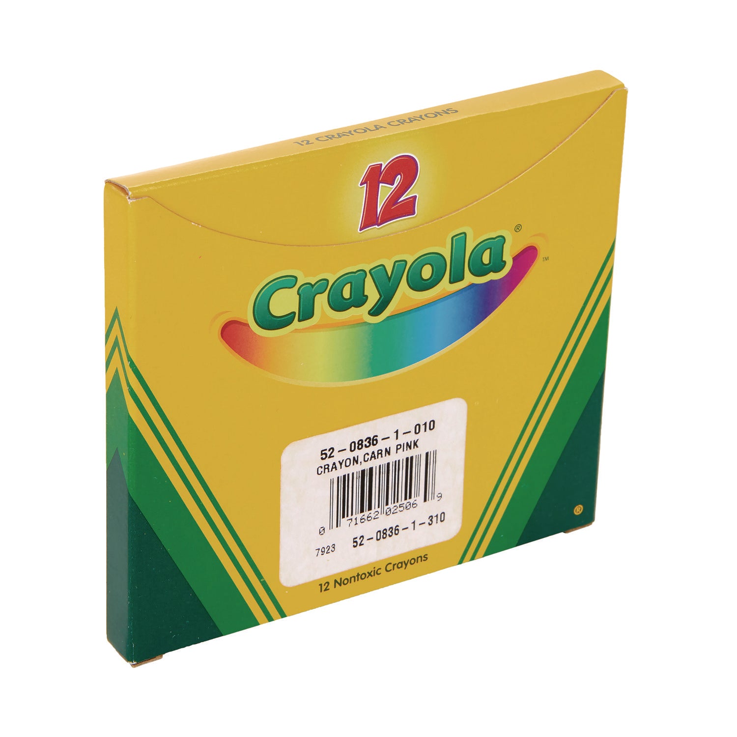 Bulk Crayons, Carnation Pink, 12/Box - 