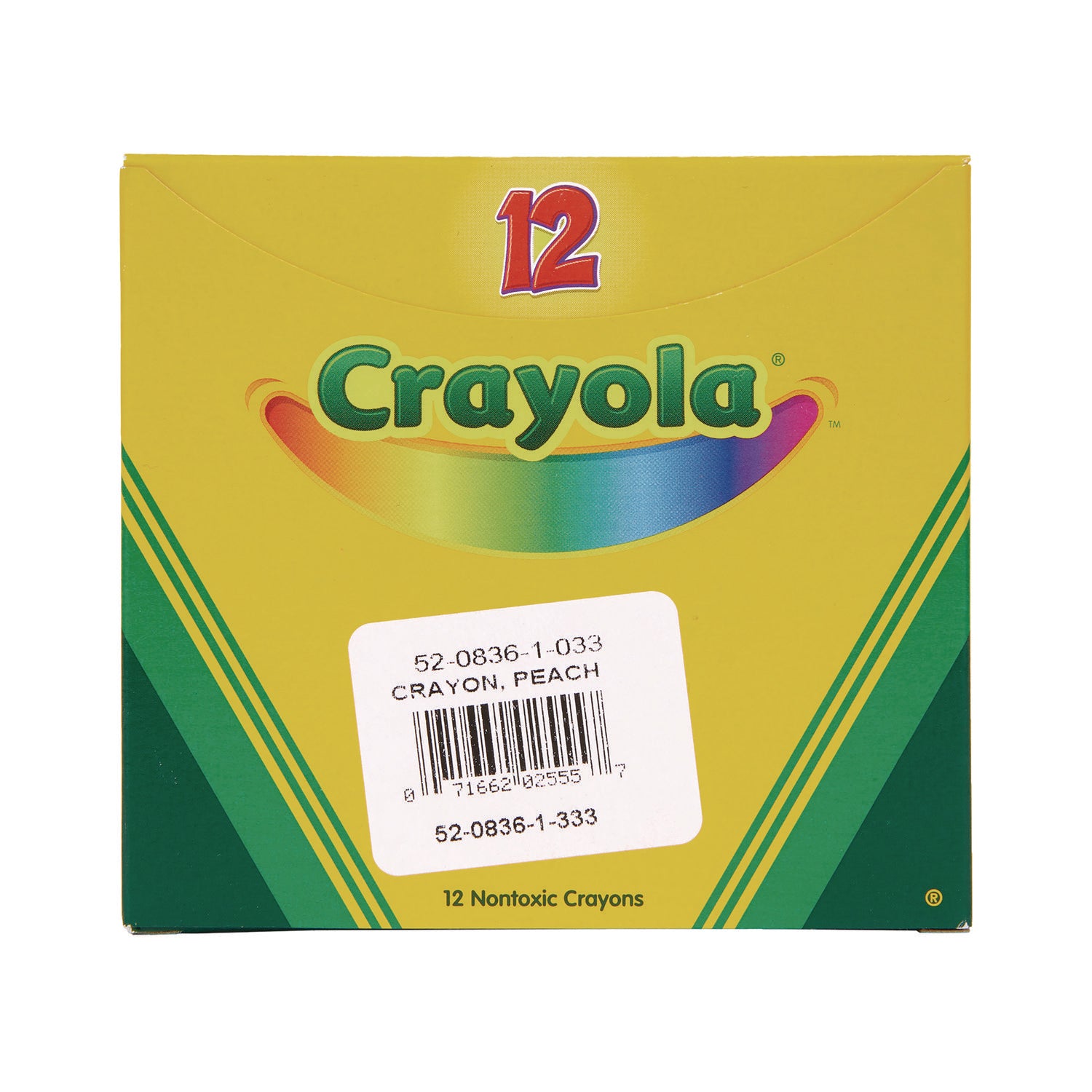 Bulk Crayons, Peach, 12/Box