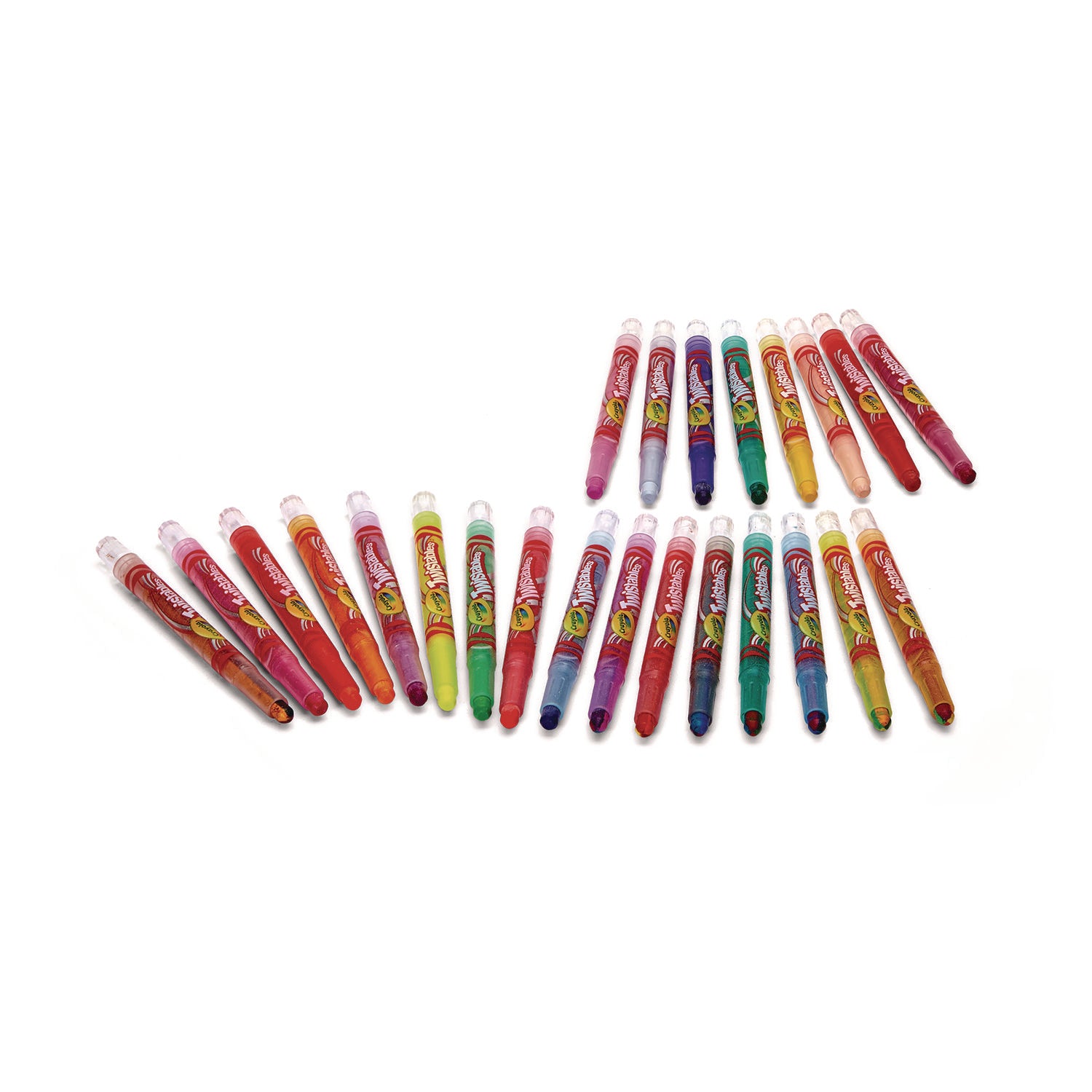 Twistables Mini Crayons, Assorted, 24/Pack