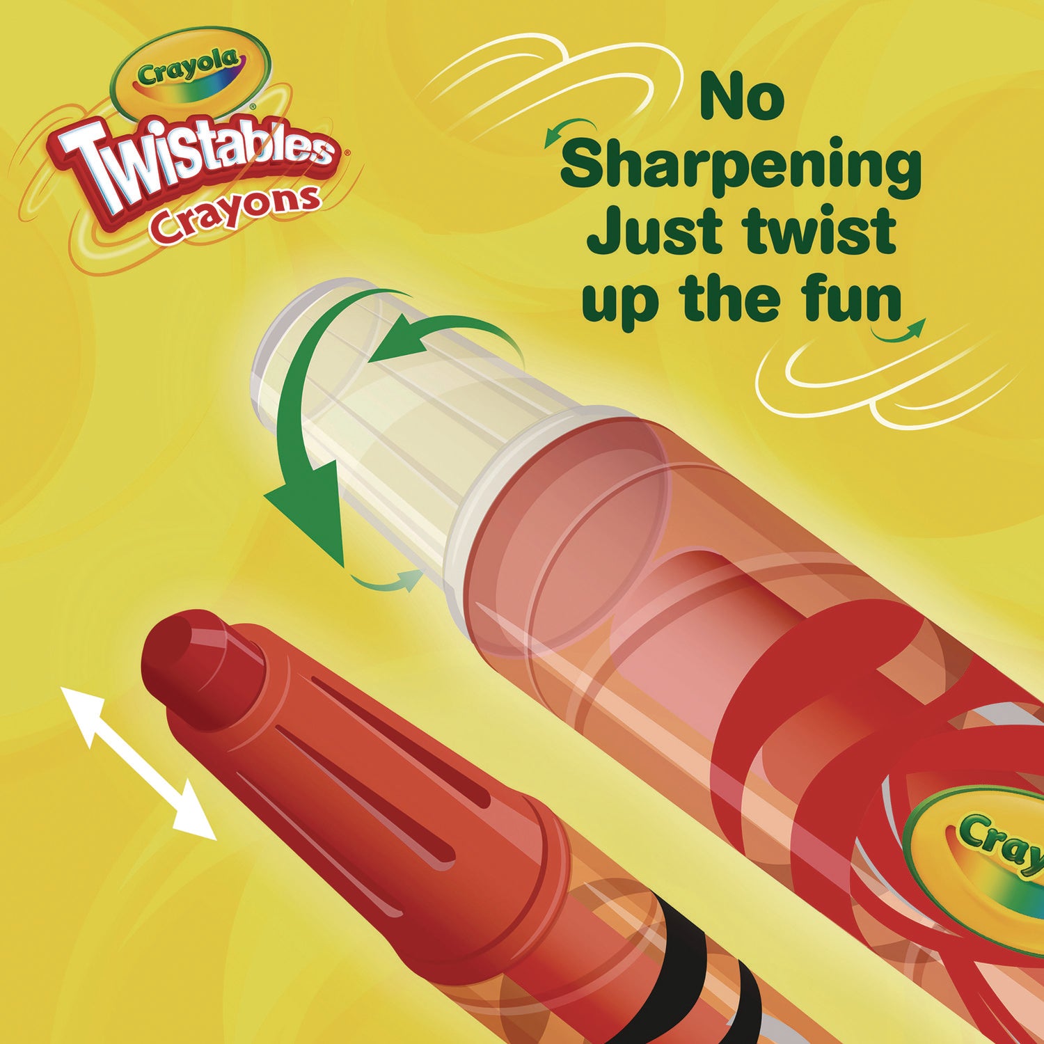 Twistables Mini Crayons, Assorted, 24/Pack
