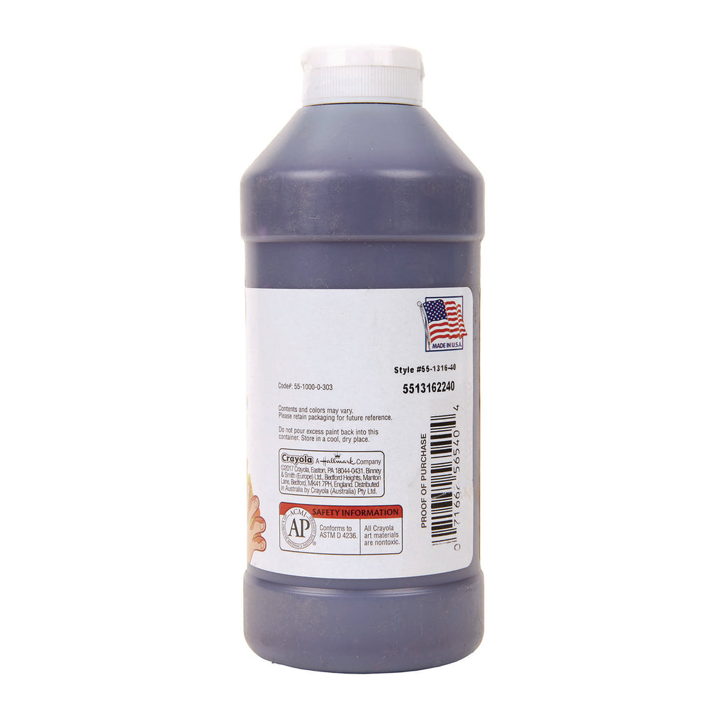 Washable Paint, Violet, 16 oz Bottle