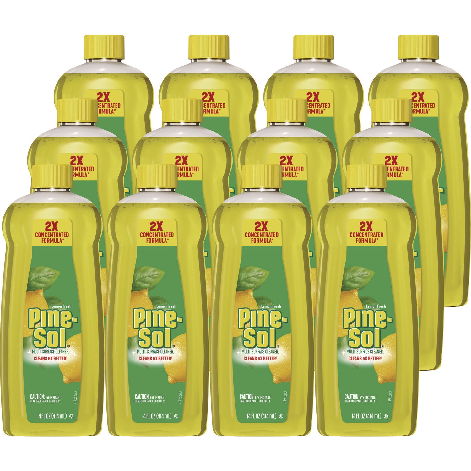 multi-surface-cleaner-concentrated-lemon-fresh-scent-14-oz-bottle-12-carton_clo60148ct - 1