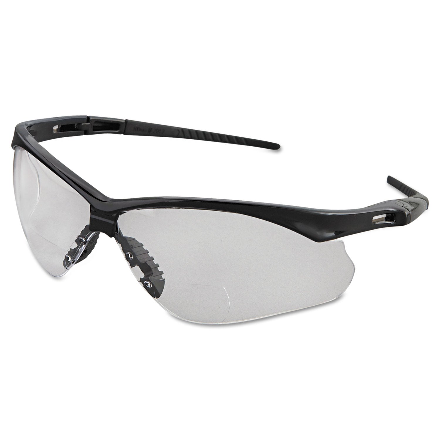 v60-nemesis-rx-reader-safety-glasses-black-frame-clear-lens-+20-diopter-strength_kcc28624 - 1