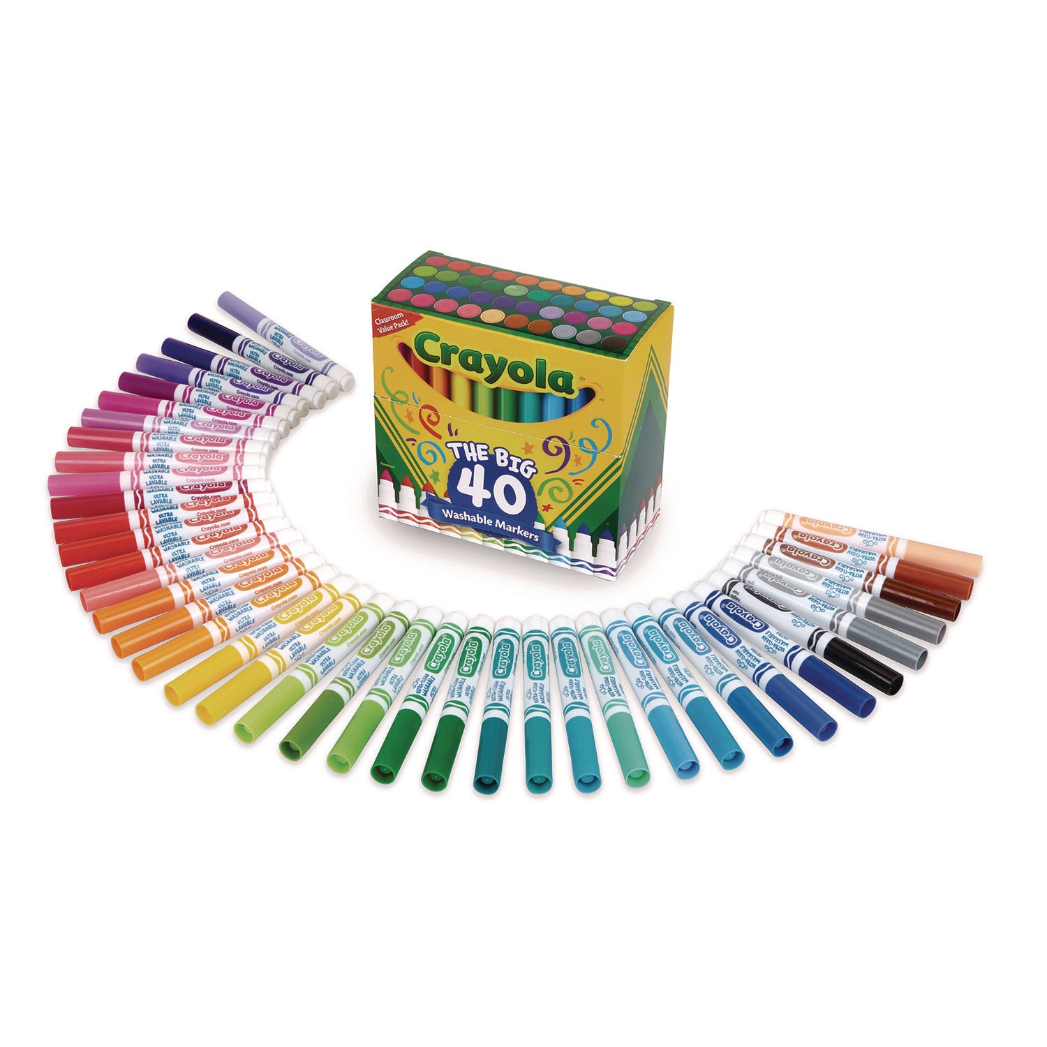 ultra-clean-washable-markers-broad-bullet-tip-assorted-colors-40-set_cyo587858 - 2