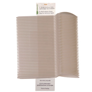 Cutlery for Cutlerease Dispensing System, Spoon, 6", White, 960/Carton