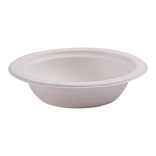 Renewable Sugarcane Bowls, 12 oz, Natural White, 50/Pack, 20 Packs/Carton - 