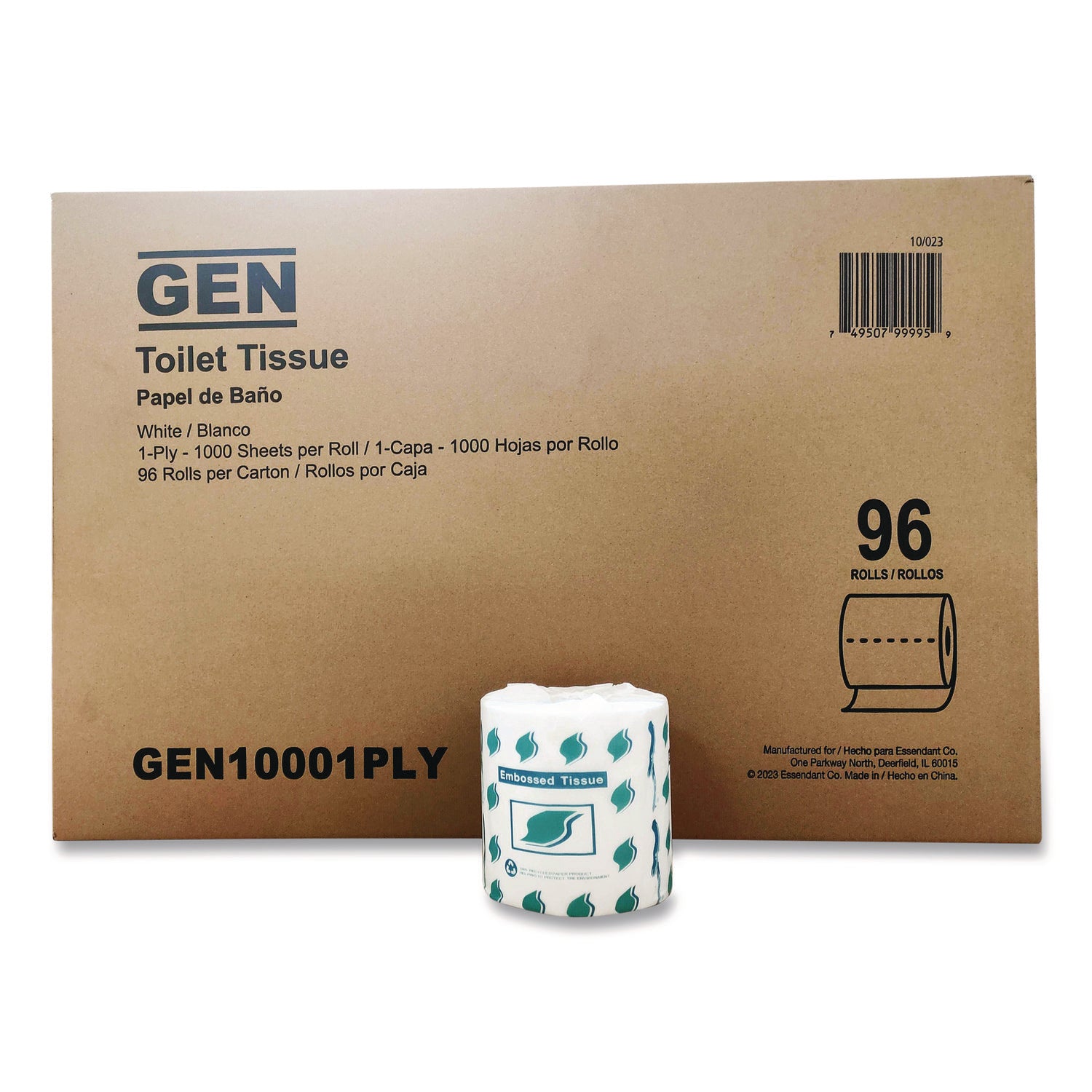 small-roll-bath-tissue-septic-safe-1-ply-white-1000-sheets-roll-96-rolls-carton_gen10001ply - 1