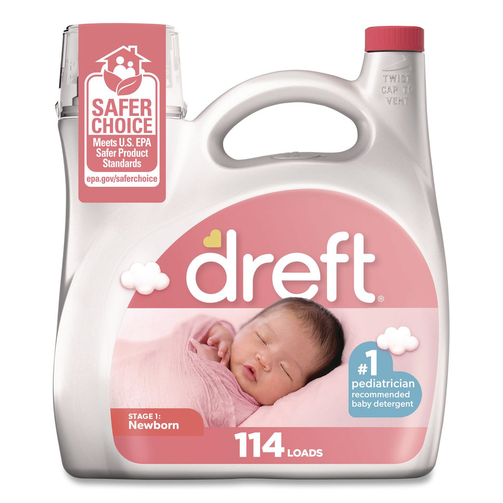Ultra Laundry Detergent, Baby Powder Scent, 150 oz Bottle, 4/Carton