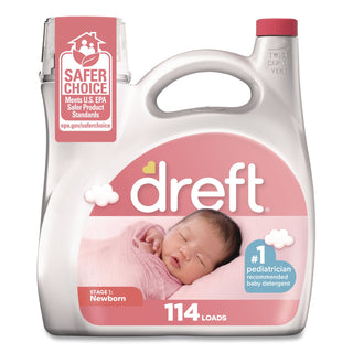 Ultra Laundry Detergent, Baby Powder Scent, 150 oz Bottle, 4/Carton