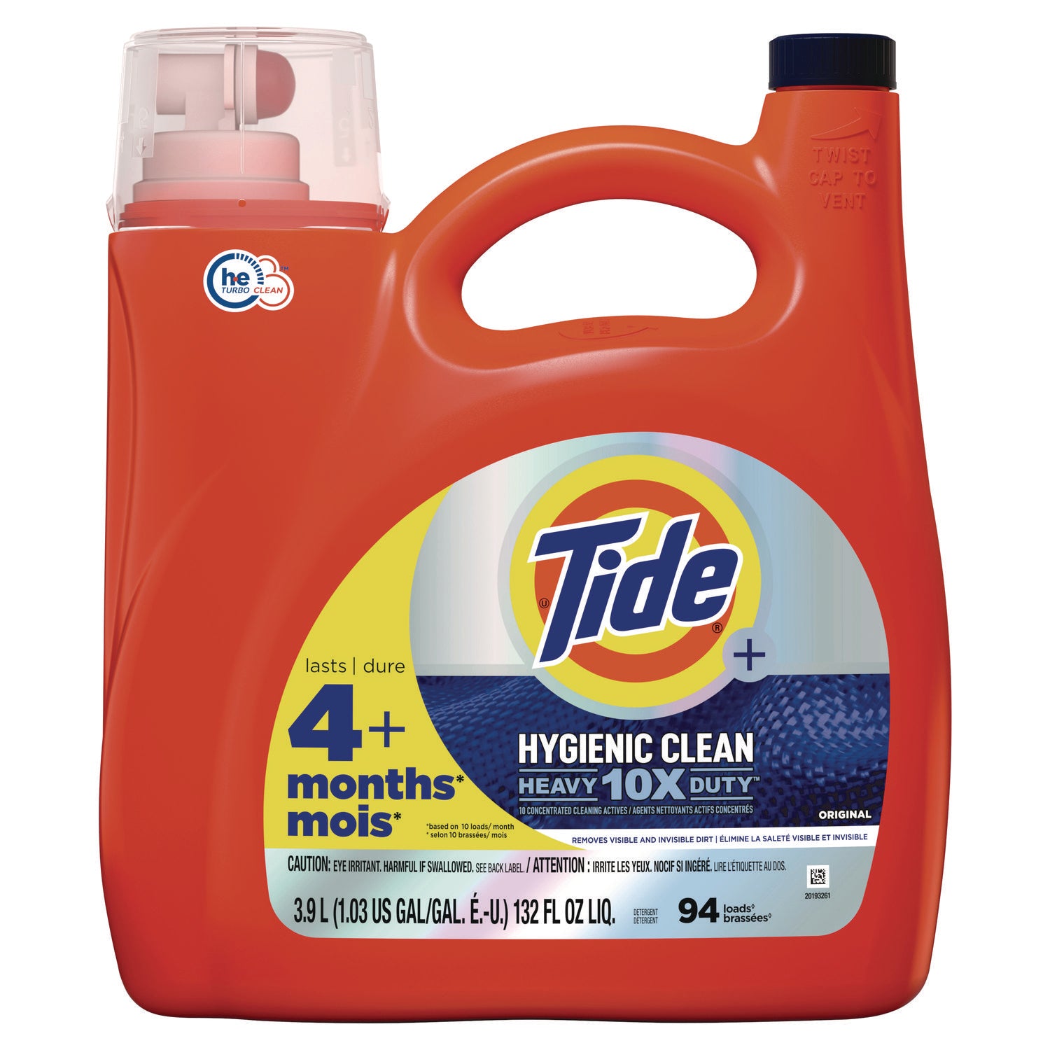hygienic-clean-heavy-10x-duty-liquid-laundry-detergent-original-scent-132-oz-pour-bottle-4-carton_pgc12216 - 1