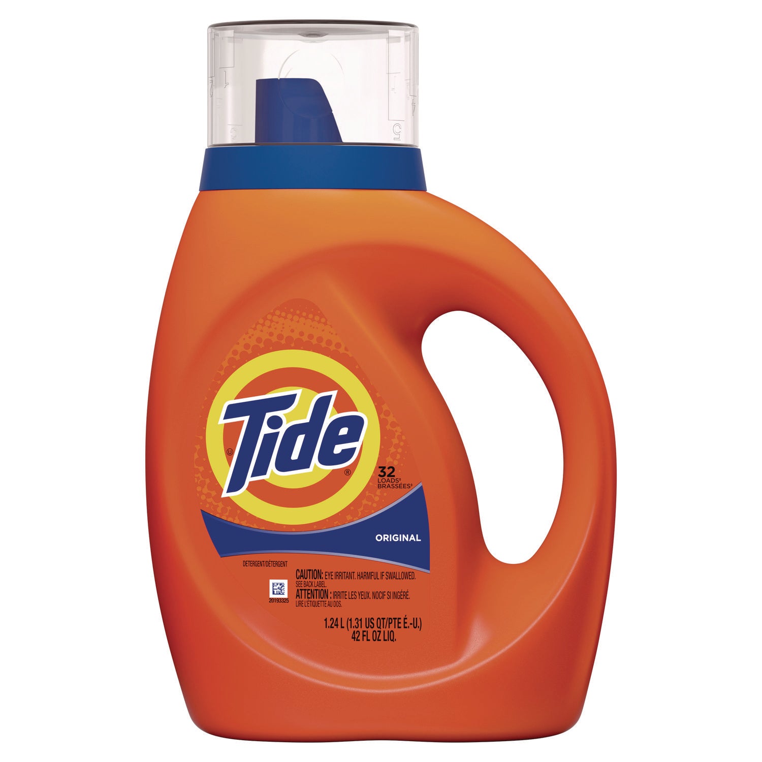 Tide Original Laundry Detergent - Concentrate - 46 fl oz (1.4 quart) - Original Scent - 1 Bottle - Blue - 1