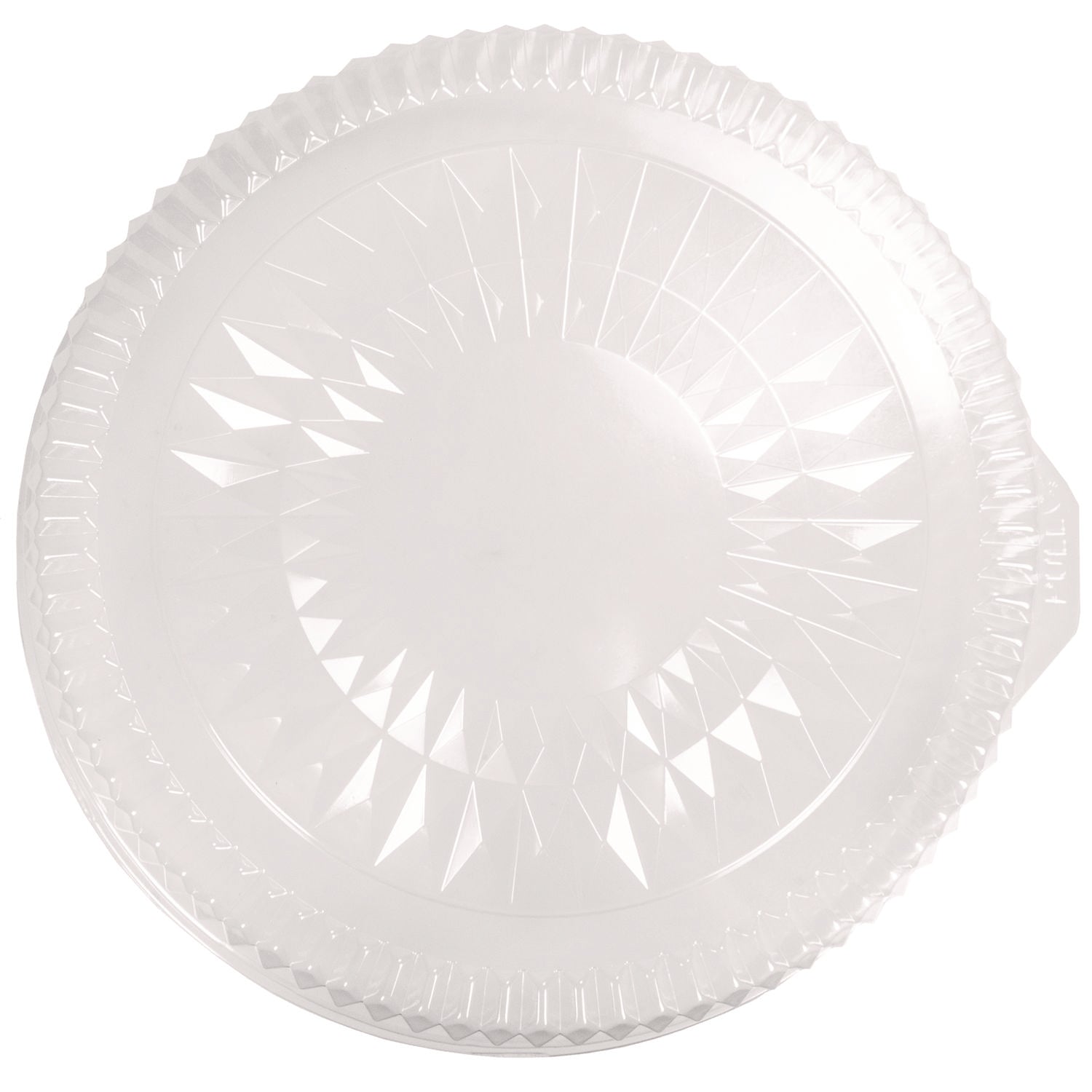 Plastic Dome Lids, Embossed, Fits 4012/4013, 12" Diameter, 25/Carton - 