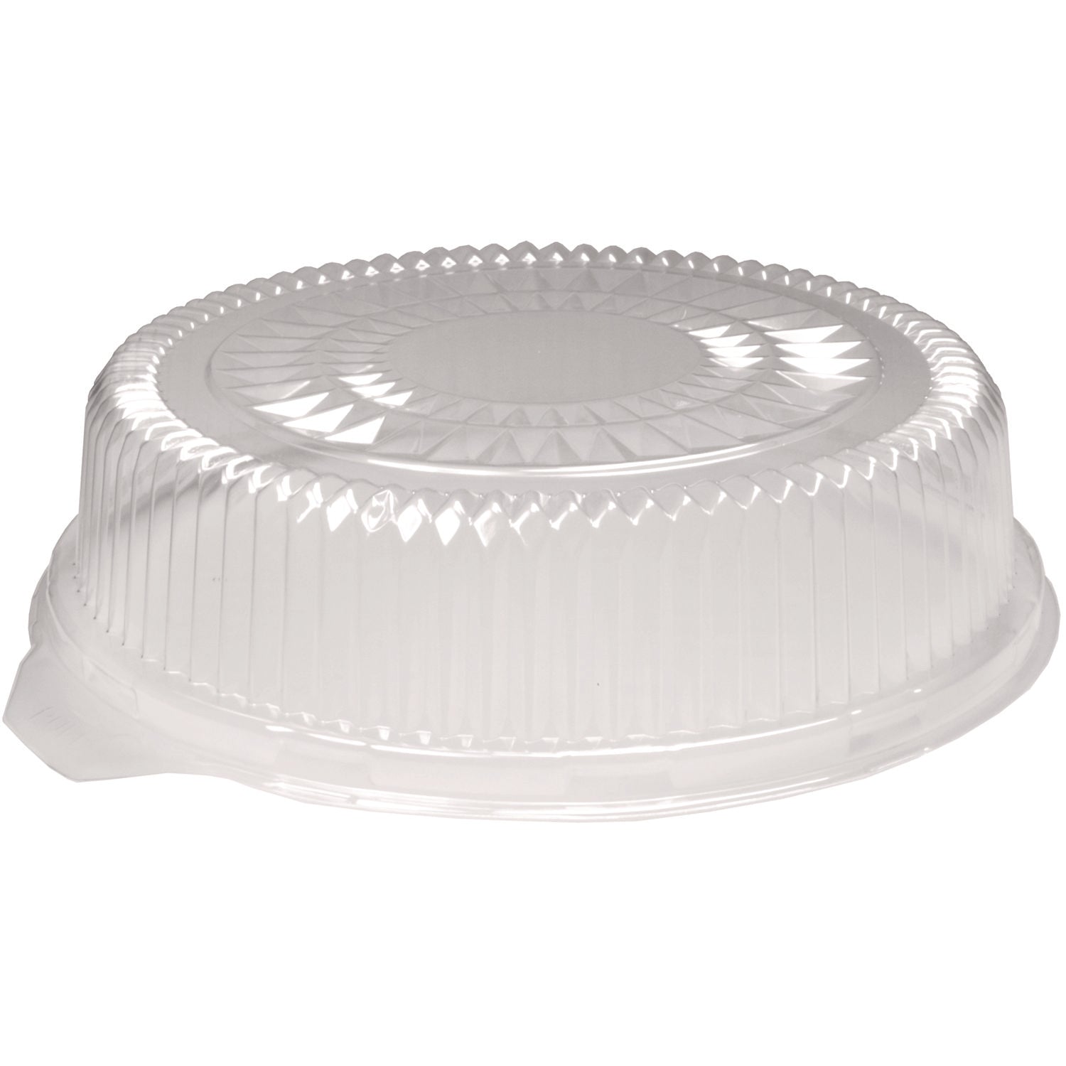 Plastic Dome Lids, Embossed, Fits 4012/4013, 12" Diameter, 25/Carton - 