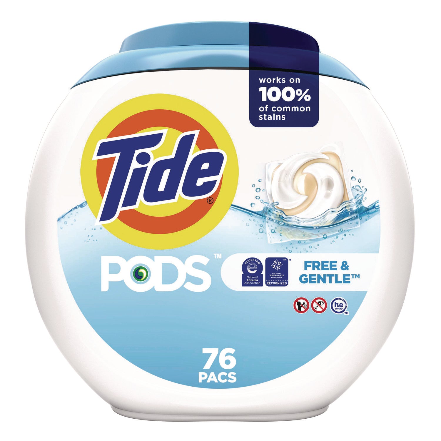 pods-laundry-detergent-free-and-gentle-63-oz-tub-76-pacs-tub-4-tubs-carton_pgc09488ct - 2