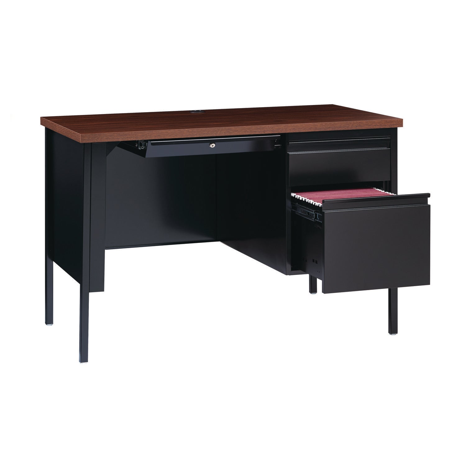 single-pedestal-steel-desk-455-x-24-x-295-mocha-black-black-legs_alehsd4524bm - 8