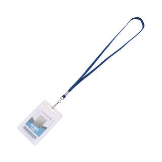 Advantus Metal Clasp Lanyard - 100 / Box - 36" Length - Blue - Woven, Metal