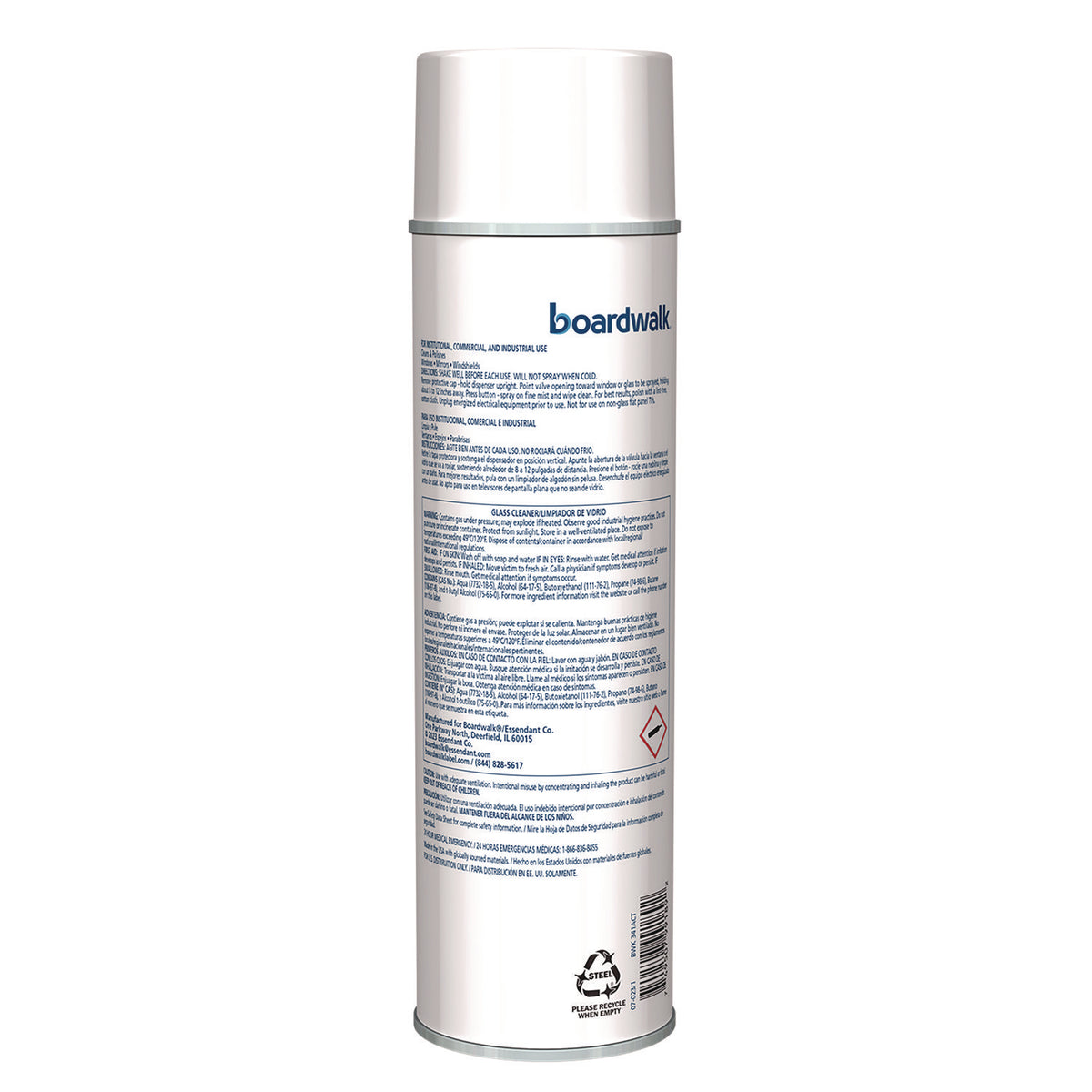 Glass Cleaner, Sweet Scent, 18.5 oz. Aerosol Spray