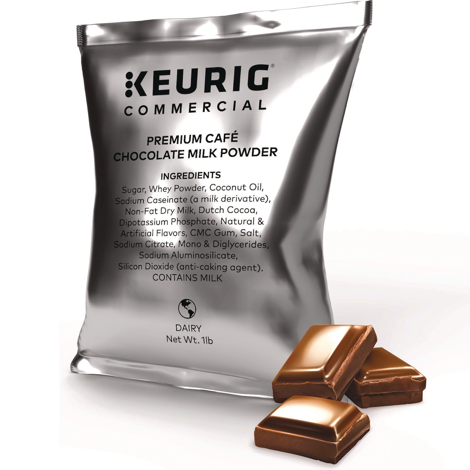 Keurig Premium Cafe Chocolate Powder - Chocolate Flavor - 12/Carton