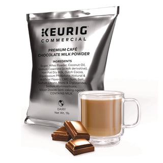 Keurig Premium Cafe Chocolate Powder - Chocolate Flavor - 12/Carton