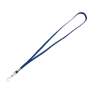 Advantus Metal Clasp Lanyard - 100 / Box - 36" Length - Blue - Woven, Metal