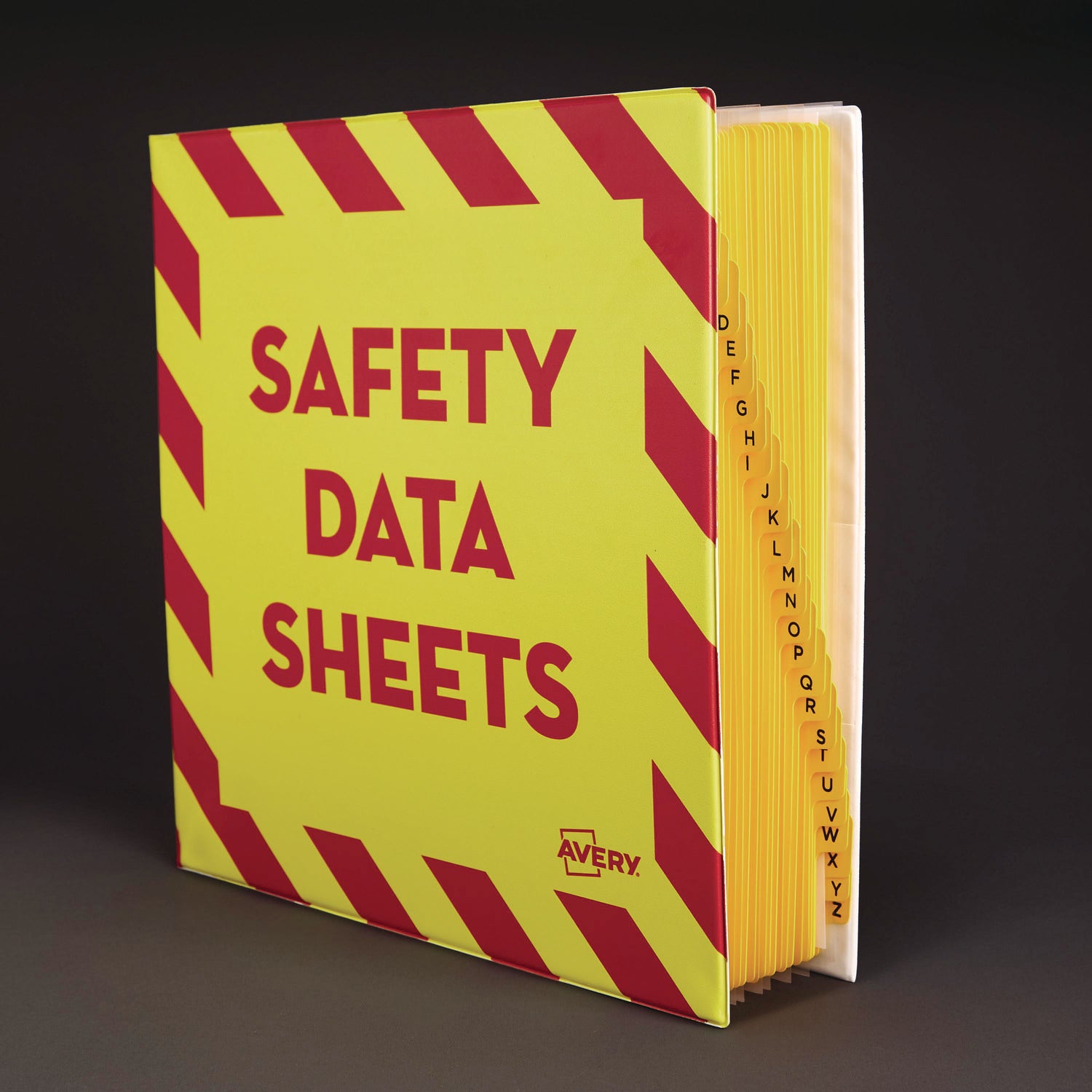 heavy-duty-preprinted-safety-data-sheet-binder-3-rings-3-capacity-11-x-85-yellow-red_ave18952 - 5