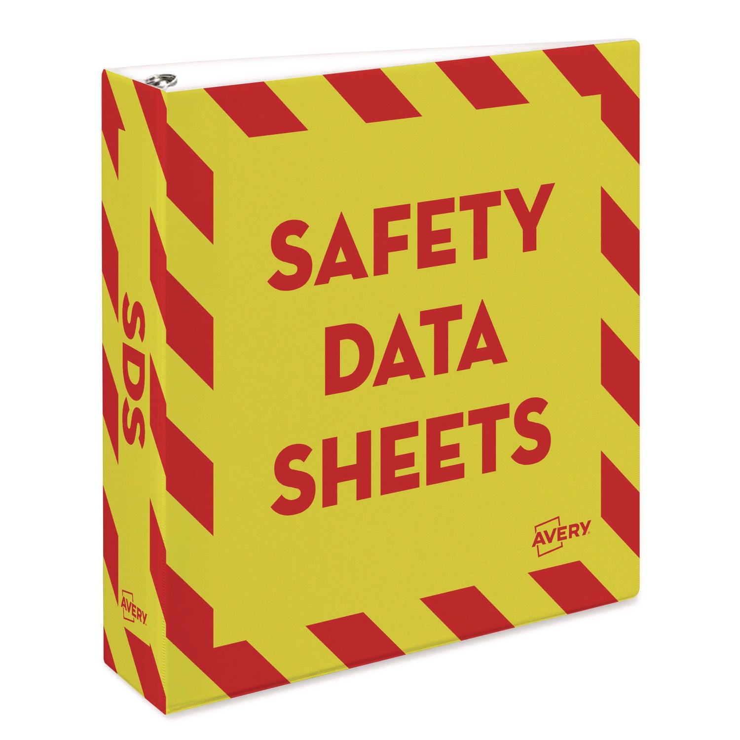 heavy-duty-preprinted-safety-data-sheet-binder-3-rings-2-capacity-11-x-85-yellow-red_ave18951 - 1