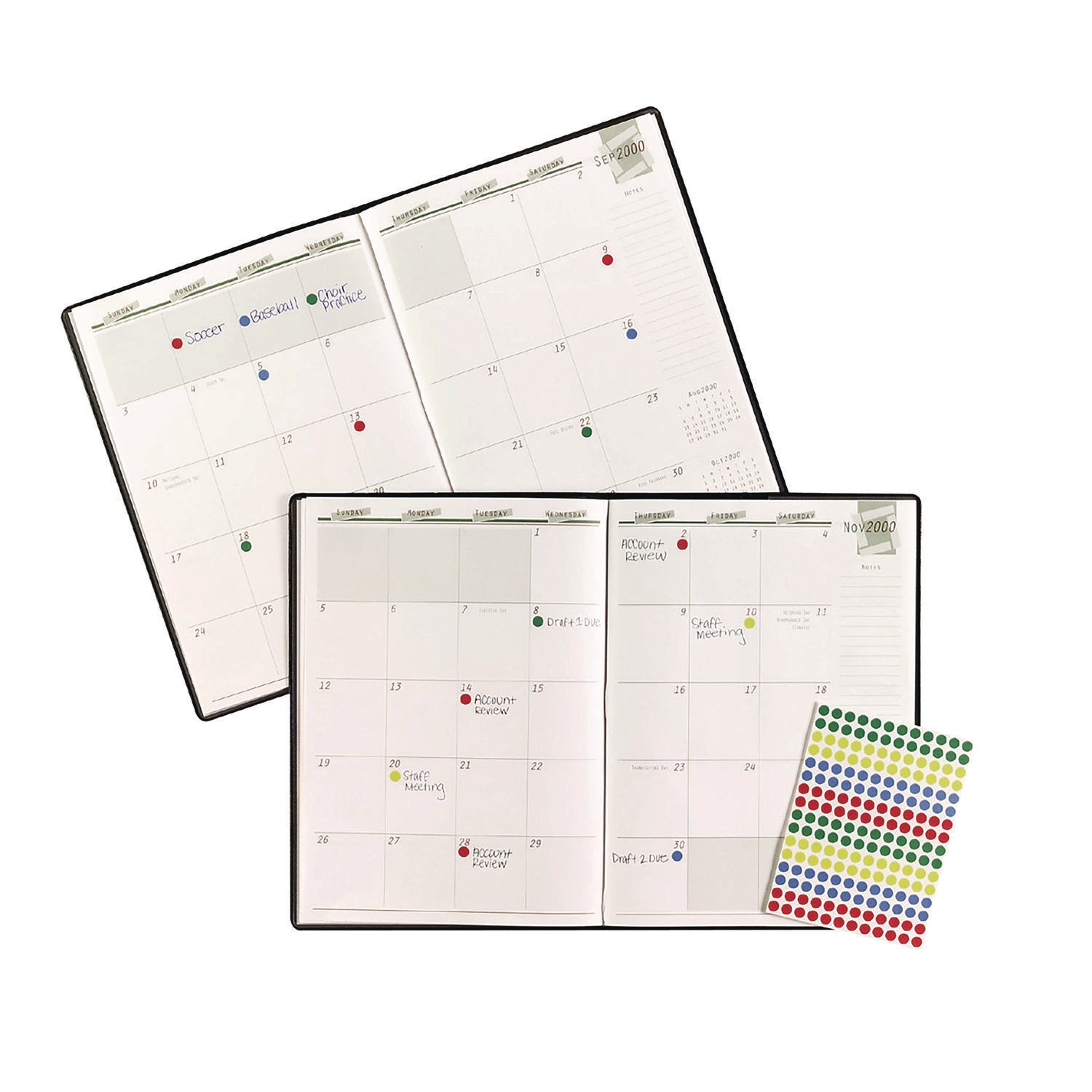 Handwrite Only Self-Adhesive Removable Round Color-Coding Labels, 0.25" dia, Assorted, 192/Sheet, 4 Sheets/Pack, (5795)