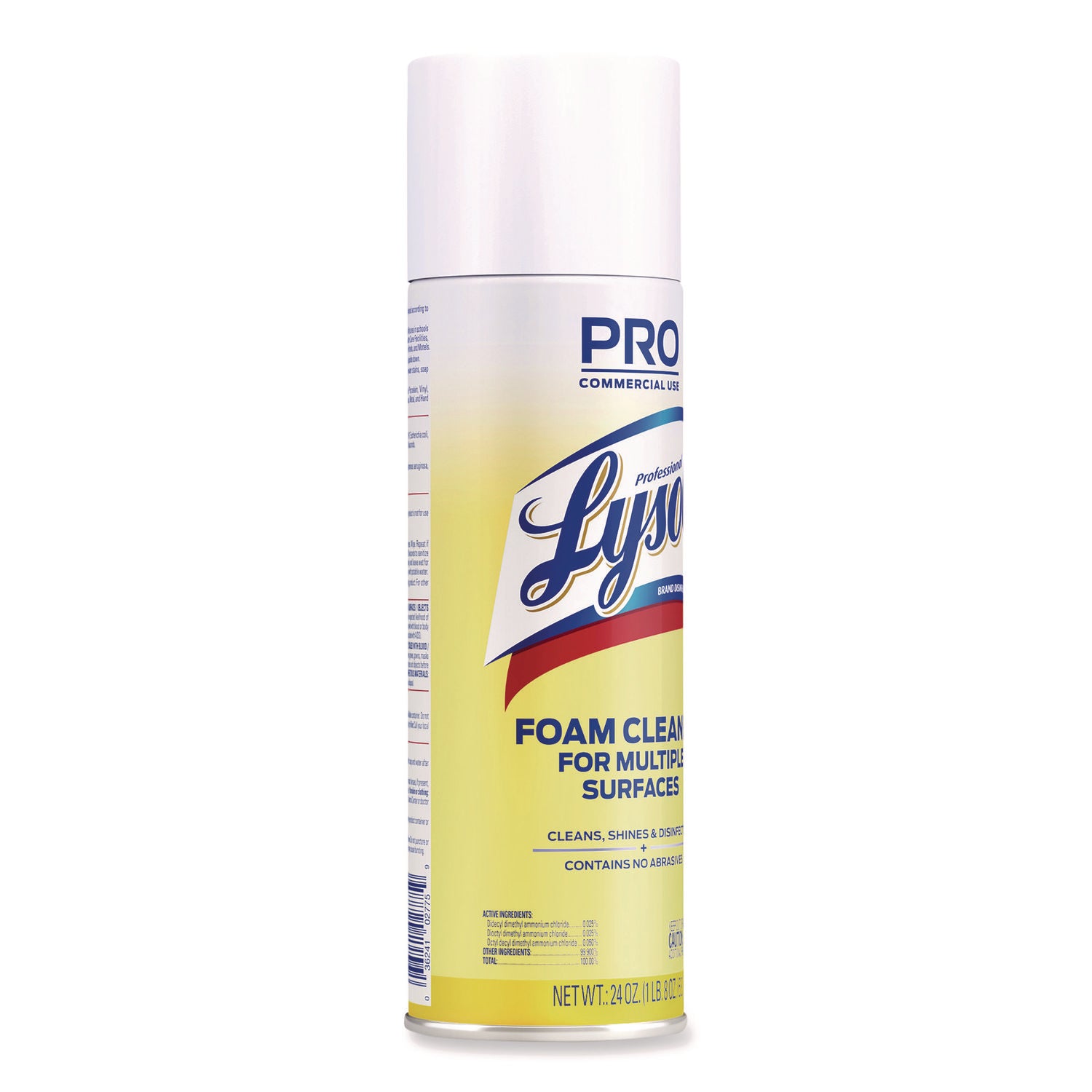 Disinfectant Foam Cleaner, 24 oz Aerosol Spray - 