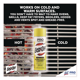 Oven and Grill Cleaner, Unscented, 24 oz Aerosol Spray