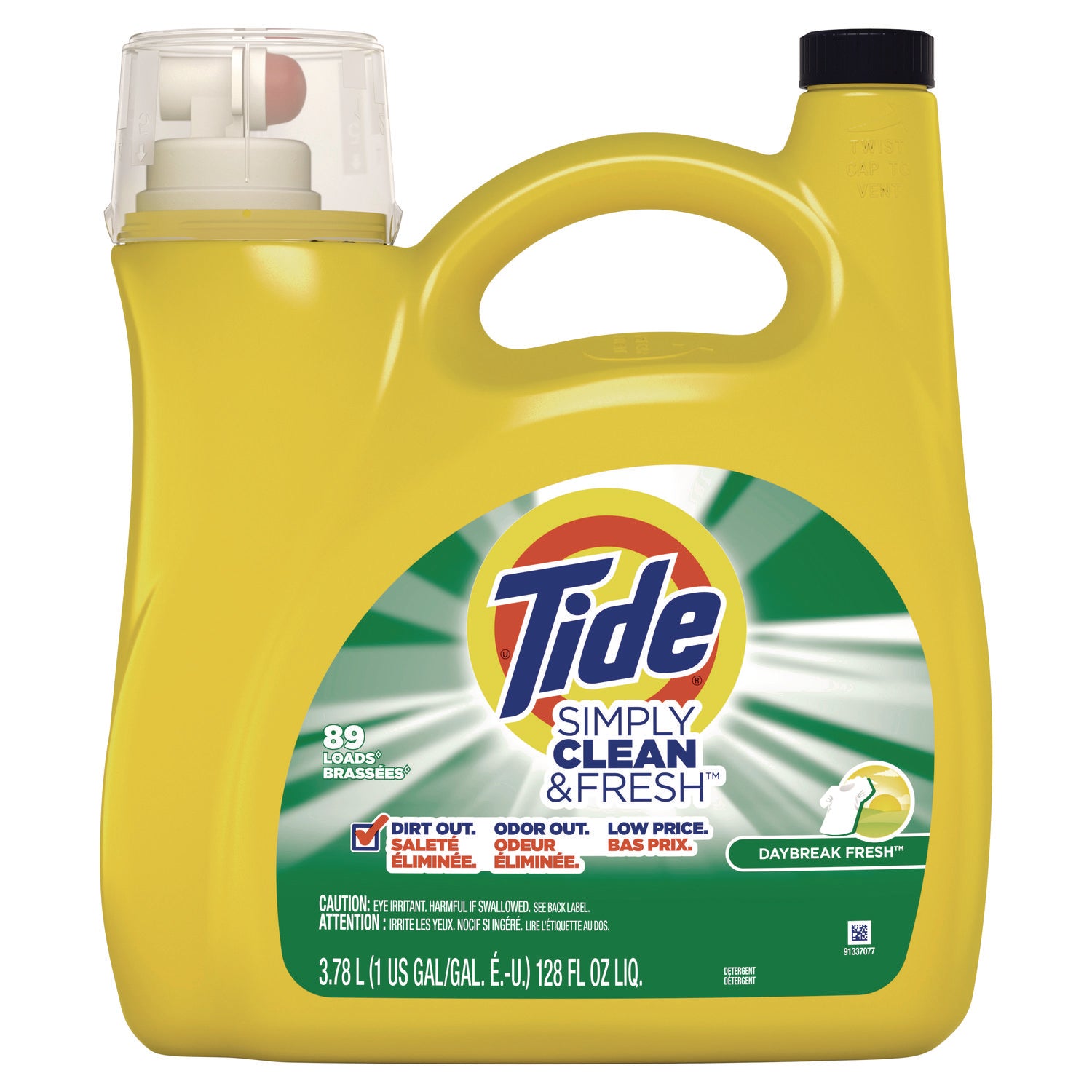 Simply Clean and Fresh Laundry Detergent, Daybreak Fresh, 128 oz Bottle